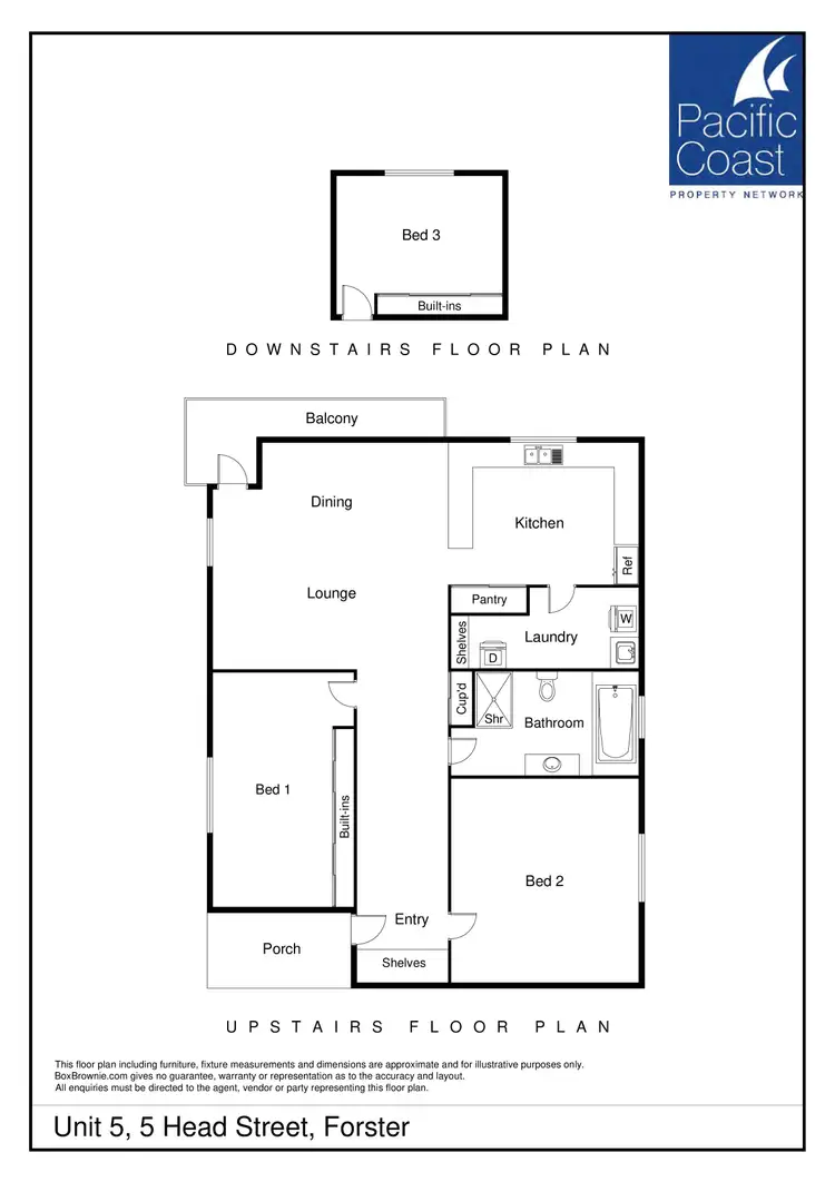 Floorplan of Homely apartment listing, Level 2/5/5 Head Street, Forster NSW 2428