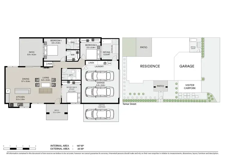 Floorplan of Homely villa listing, 1/167 Tamar Street, Ballina NSW 2478