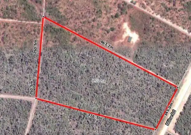Floorplan of Homely land listing, 75 Milne Road, Bynoe NT 822