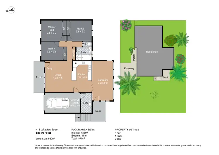 Floorplan of Homely house listing, 41B Lakeview Street, Speers Point NSW 2284