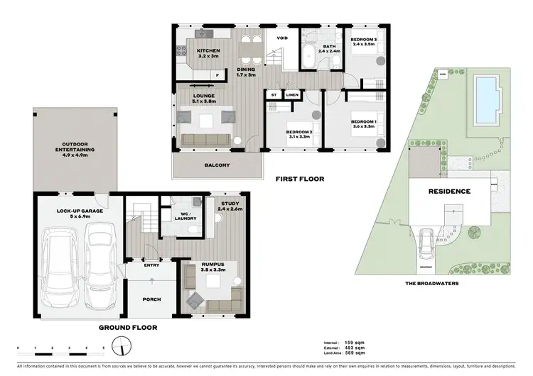 Floorplan of Homely house listing, 6 The Broadwaters, Tascott NSW 2250