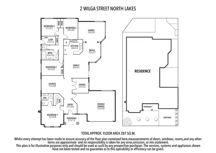Floorplan of Homely house listing, 2 Wilga Street, North Lakes QLD 4509