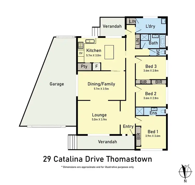 Floorplan of Homely house listing, 29 Catalina Drive, Thomastown VIC 3074