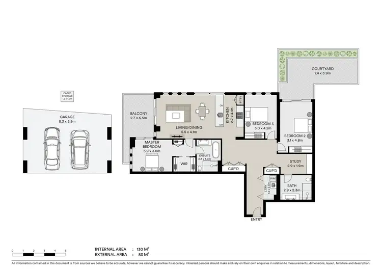 Floorplan of Homely apartment listing, 101/8 Kendall Street, Gosford NSW 2250