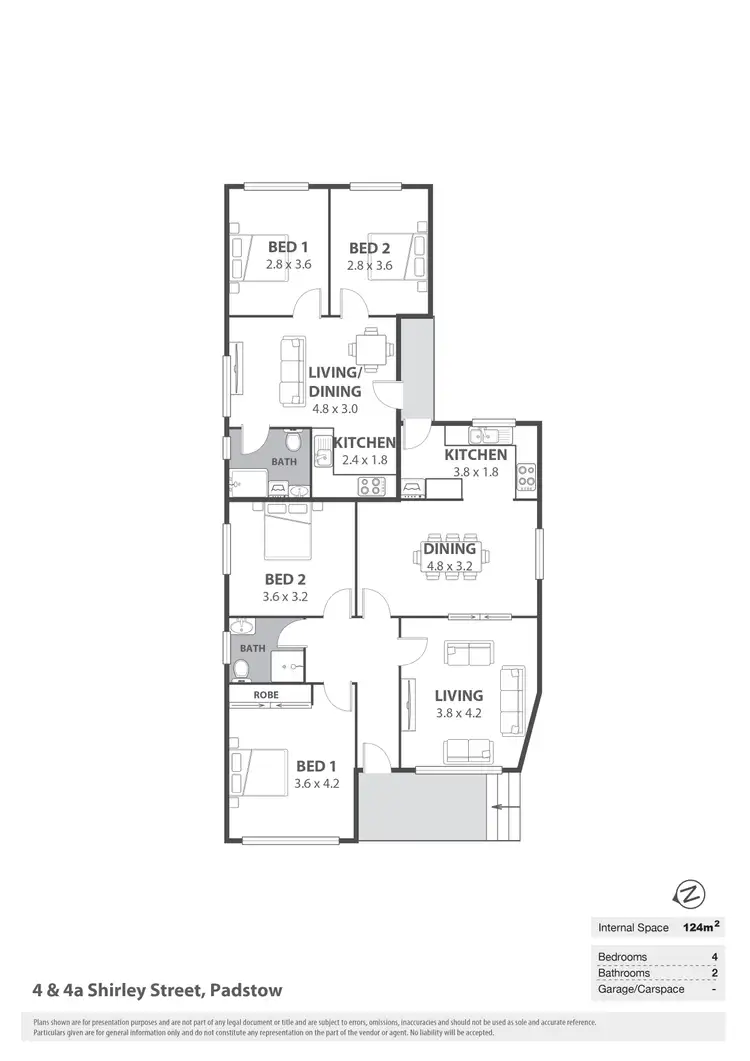Floorplan of Homely house listing, 4 Shirley Street, Padstow NSW 2211