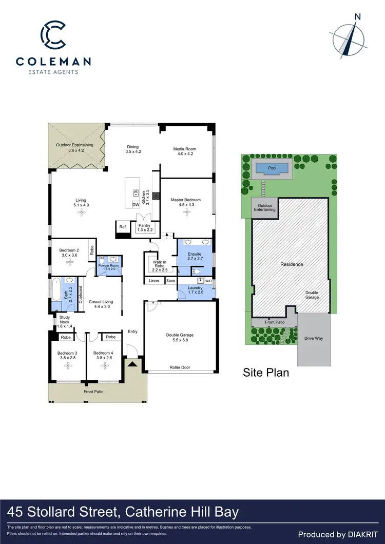 Floorplan of Homely house listing, 45 Stollard Street, Catherine Hill Bay NSW 2281