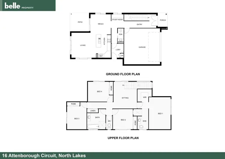 Floorplan of Homely house listing, 16 Attenborough Circuit, North Lakes QLD 4509