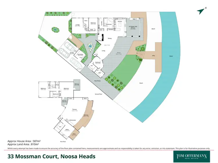 Floorplan of Homely house listing, 33 Mossman Court, Noosa Heads QLD 4567