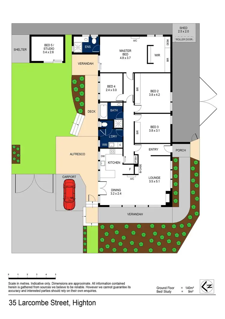 Floorplan of Homely house listing, 35 Larcombe Street, Highton VIC 3216
