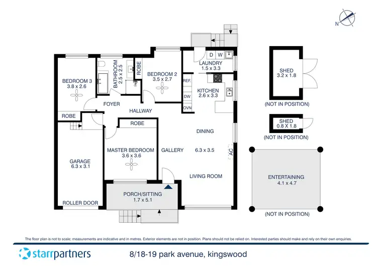 Floorplan of Homely townhouse listing, 8/18-19 Park Avenue, Kingswood NSW 2747