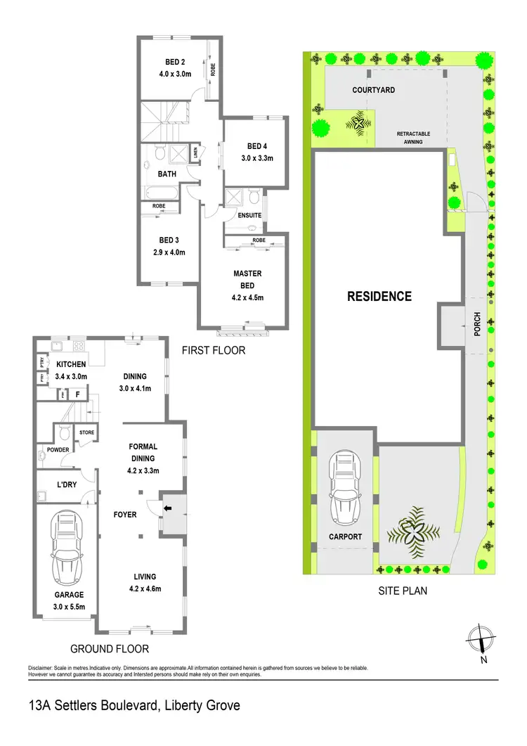 Floorplan of Homely house listing, 13a Settlers Boulevard, Liberty Grove NSW 2138