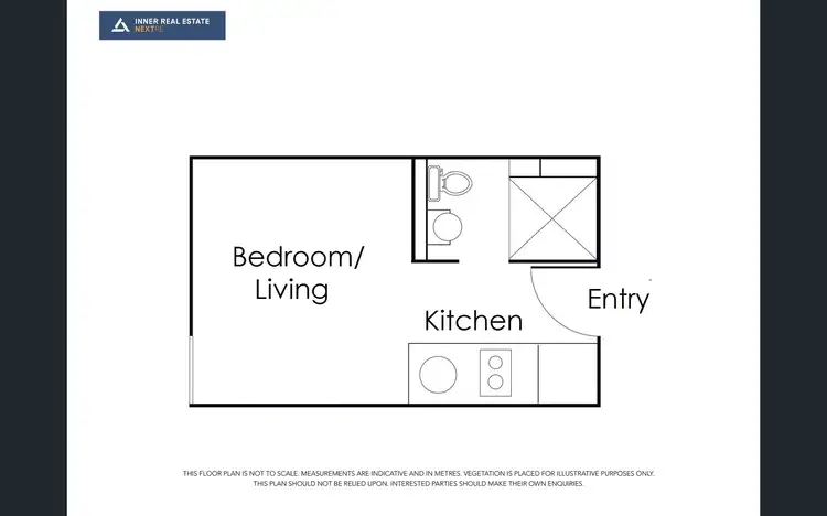 Floorplan of Homely studio listing, 213/9 Earl Street, Carlton VIC 3053