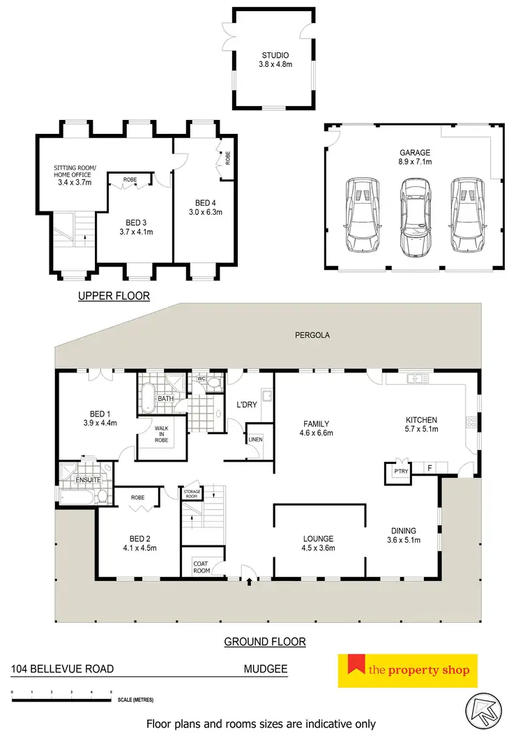 Floorplan of Homely house listing, 104 Bellevue Road, Mudgee NSW 2850