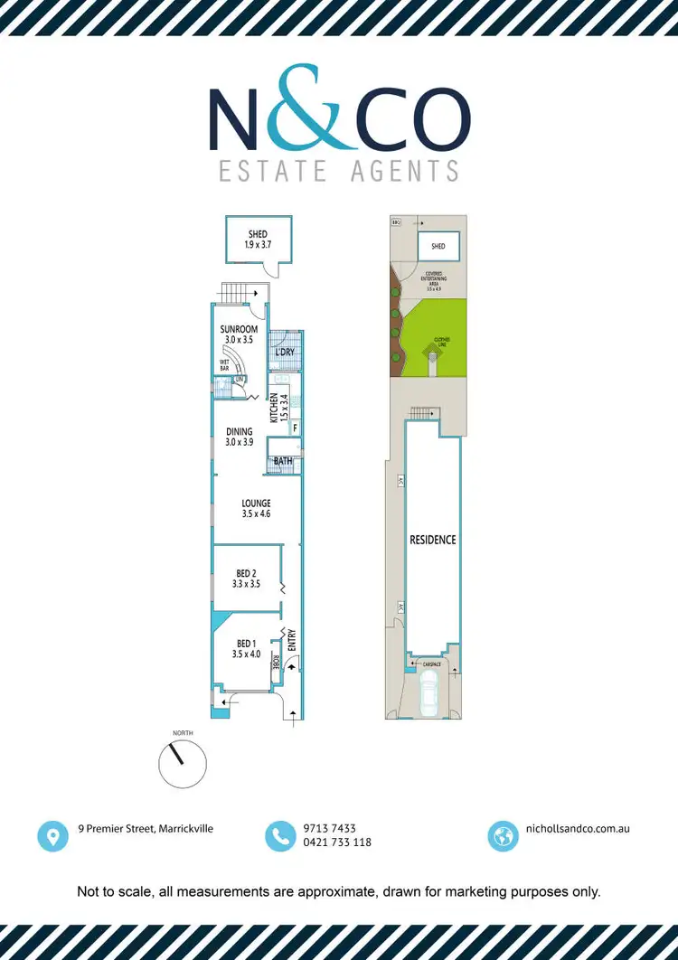 Floorplan of Homely house listing, 9 Premier Street, Marrickville NSW 2204