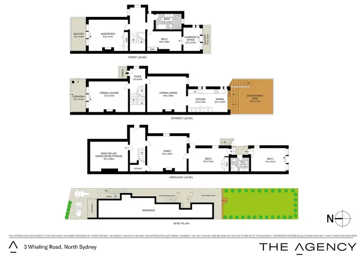 Floorplan of Homely house listing, 3 Whaling Road, North Sydney NSW 2060