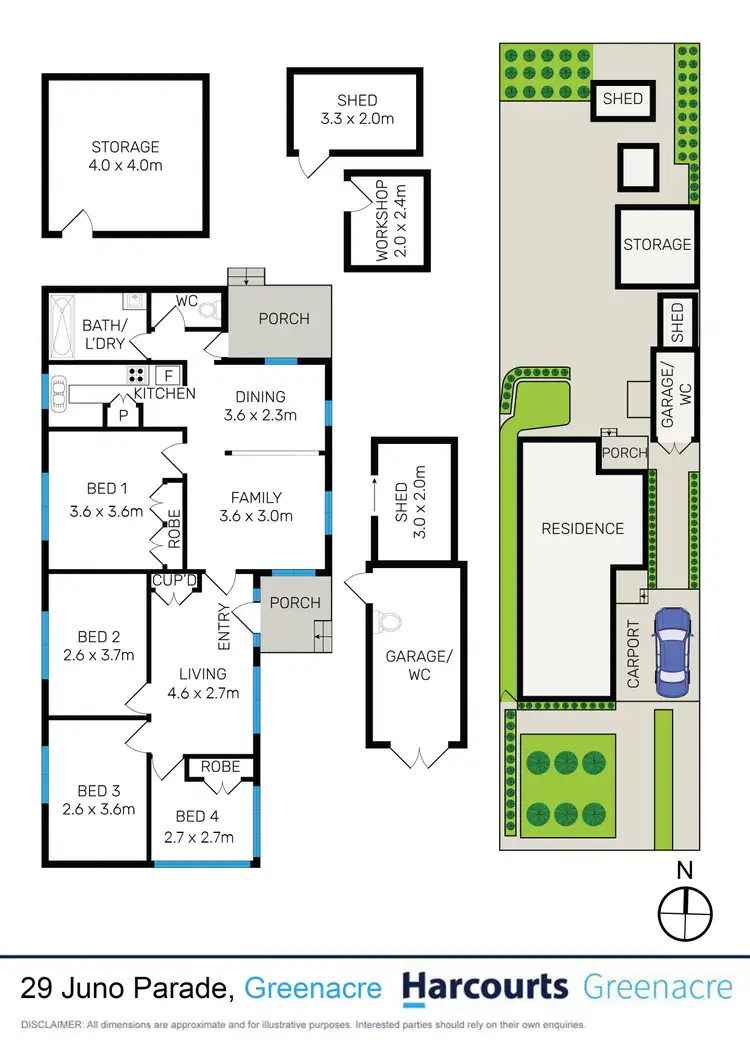 Floorplan of Homely house listing, 29 Juno Parade, Greenacre NSW 2190