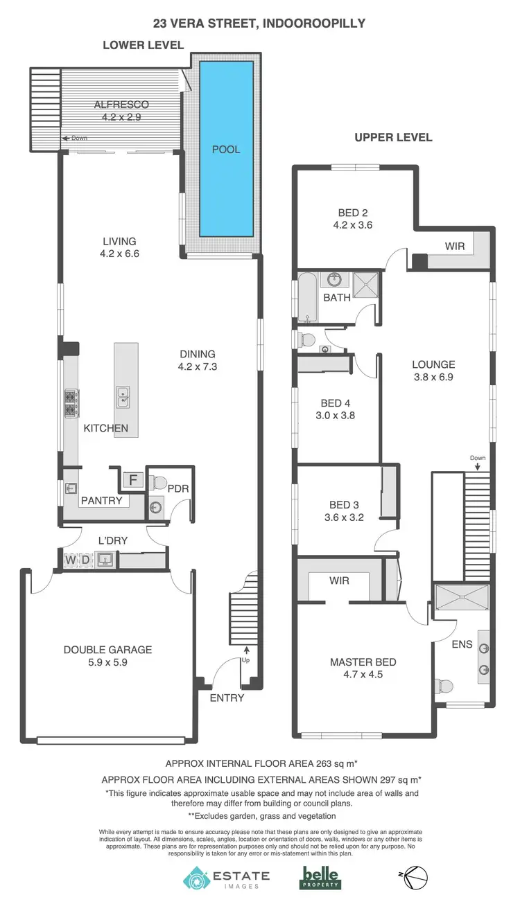 Floorplan of Homely house listing, 23 Vera Street, Indooroopilly QLD 4068