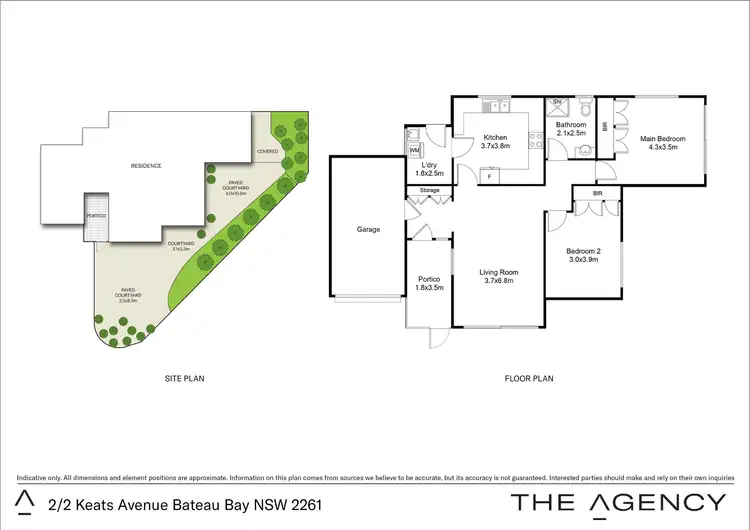 Floorplan of Homely villa listing, 2/2 Keats Avenue, Bateau Bay NSW 2261