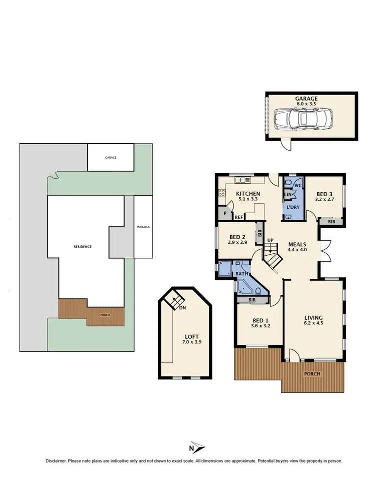 Floorplan of Homely unit listing, 1/3 Finton Grove, Reservoir VIC 3073