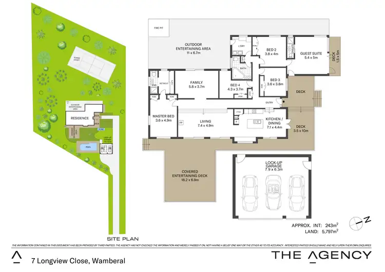 Floorplan of Homely rural property listing, 7 Longview Close, Wamberal NSW 2260