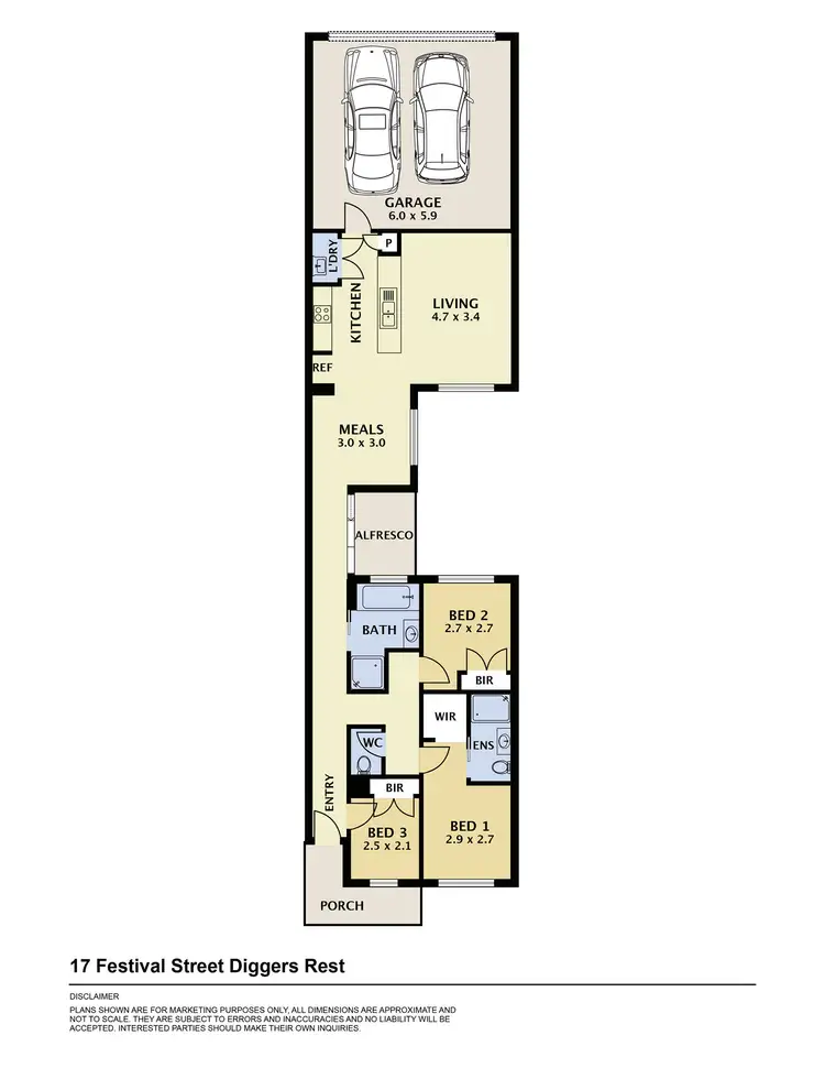 Floorplan of Homely unit listing, 17 Festival Street, Diggers Rest VIC 3427