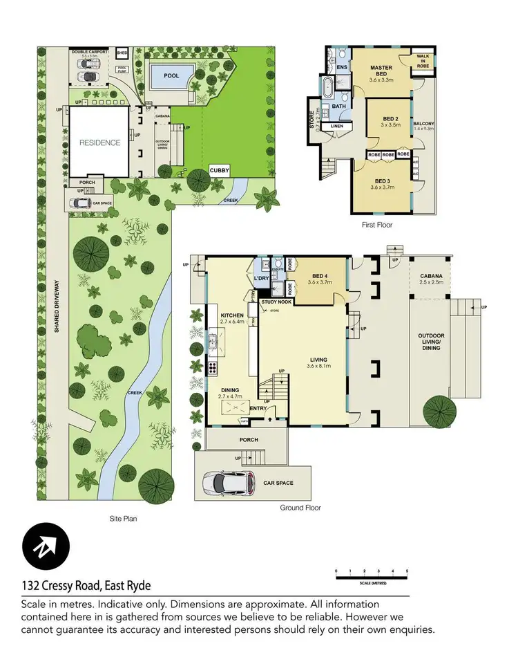 Floorplan of Homely house listing, 132 Cressy Road, East Ryde NSW 2113