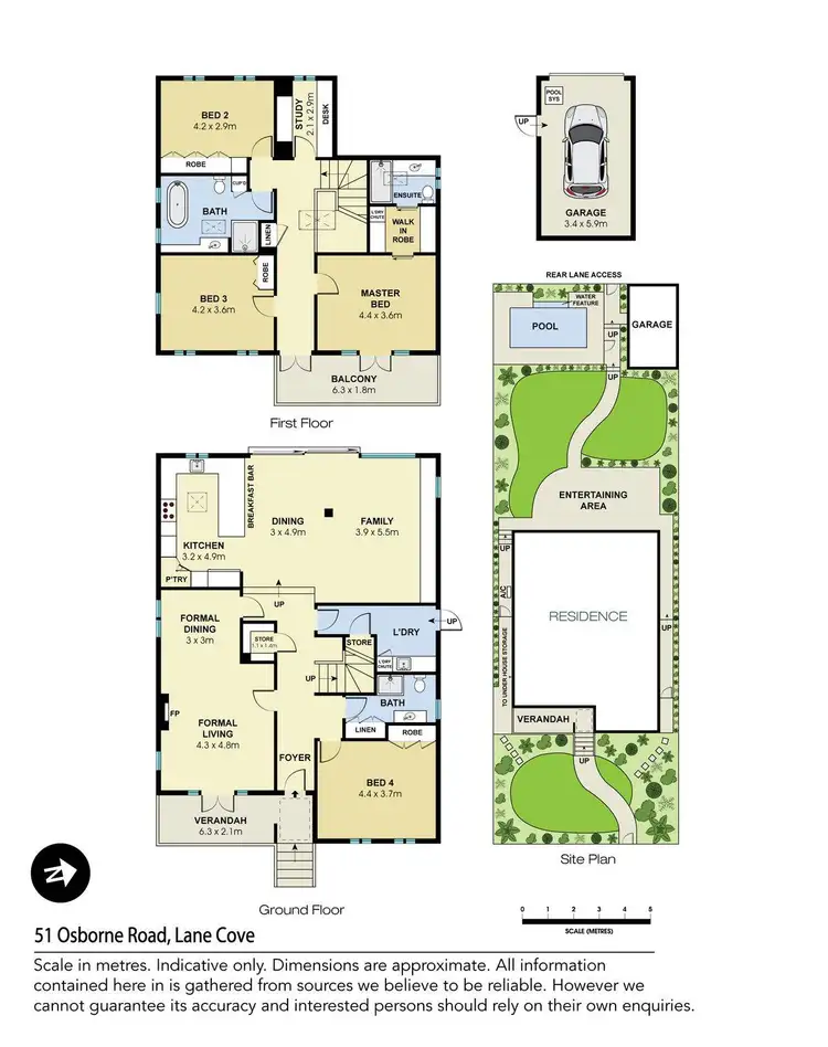 Floorplan of Homely house listing, 51 Osborne Road, Lane Cove NSW 2066