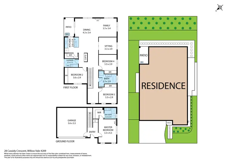 Floorplan of Homely house listing, 28 Cassidy Crescent, Willow Vale QLD 4209