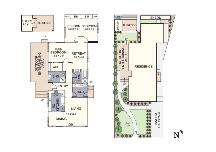 Floorplan of Homely house listing, 1A Arthur Place, Croydon VIC 3136