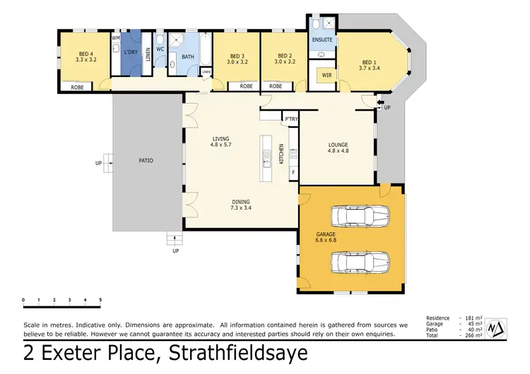 Floorplan of Homely house listing, 2 Exeter Place, Strathfieldsaye VIC 3551