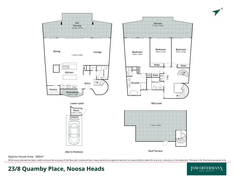 Floorplan of Homely unit listing, 23/8 Quamby Place, Noosa Heads QLD 4567