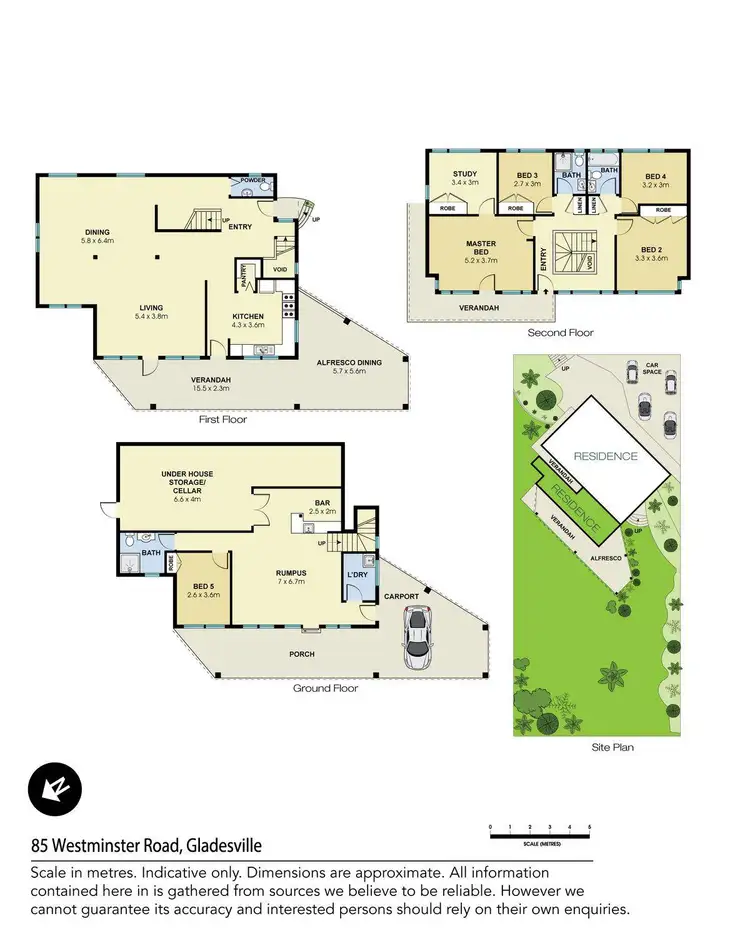 Floorplan of Homely house listing, 85 Westminster Road, Gladesville NSW 2111