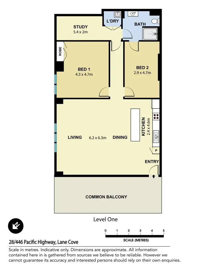 Floorplan of Homely apartment listing, 28/446 Pacific Highway, Lane Cove NSW 2066