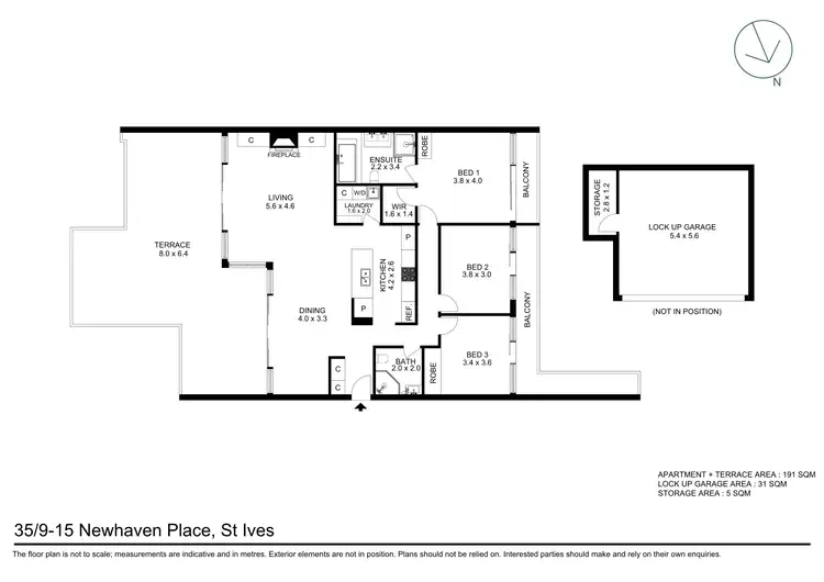Floorplan of Homely apartment listing, 35/9-15 Newhaven Place, St Ives NSW 2075