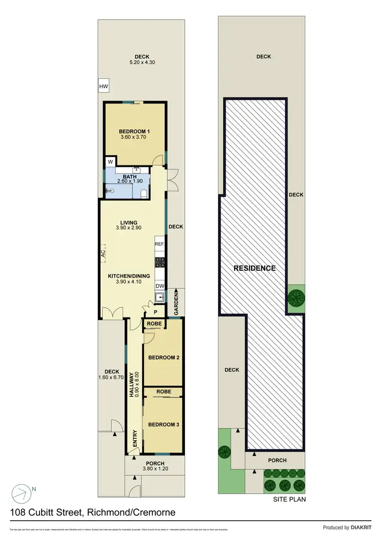 Floorplan of Homely house listing, 108 Cubitt Street, Richmond VIC 3121