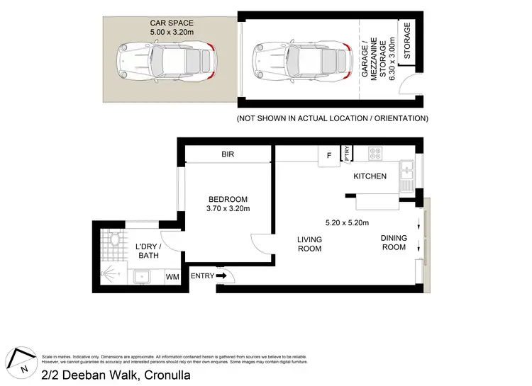 Floorplan of Homely apartment listing, 2/2 Deeban Walk, Cronulla NSW 2230