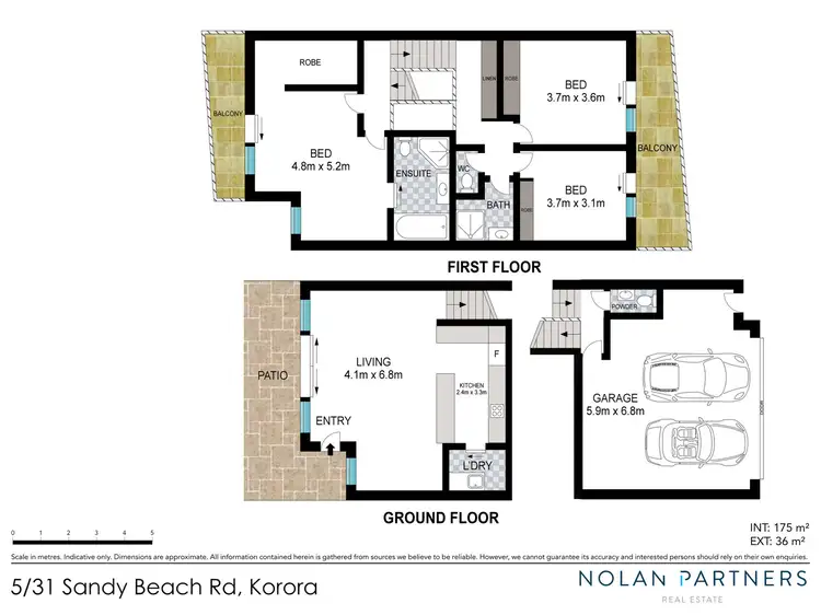 Floorplan of Homely townhouse listing, 5/31 Sandy Beach Road, Korora NSW 2450