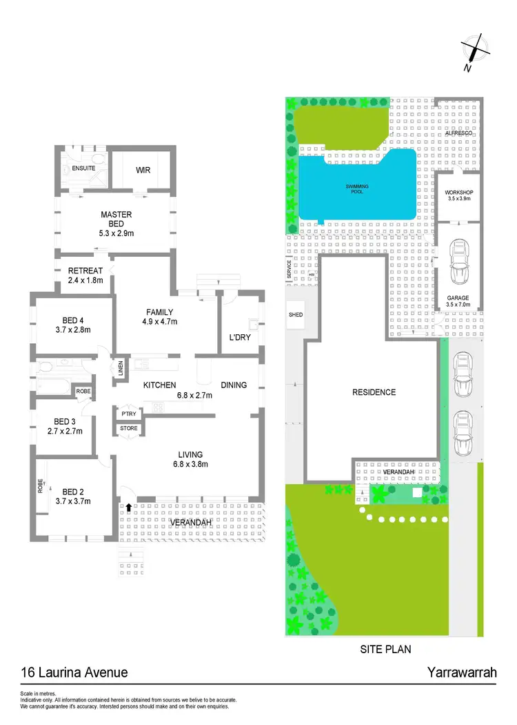 Floorplan of Homely house listing, 16 Laurina Avenue, Yarrawarrah NSW 2233
