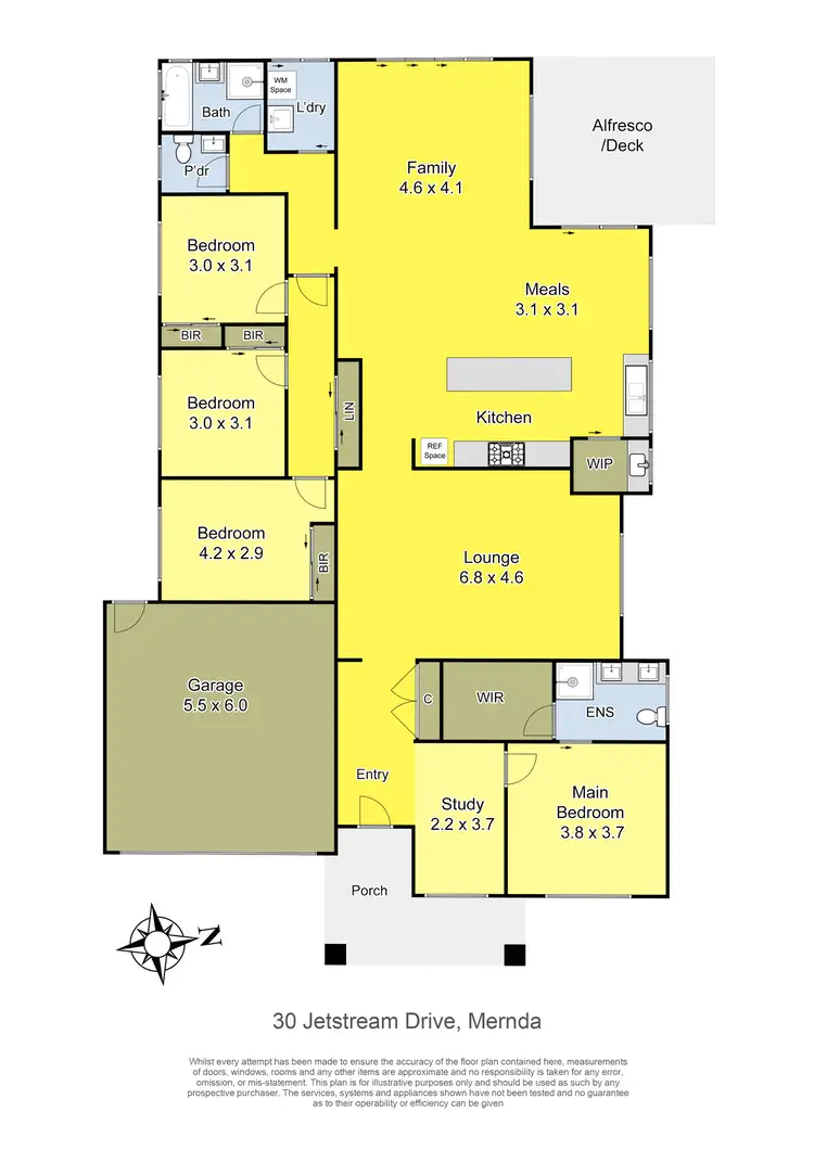 Floorplan of Homely house listing, 30 Jetstream Drive, Mernda VIC 3754