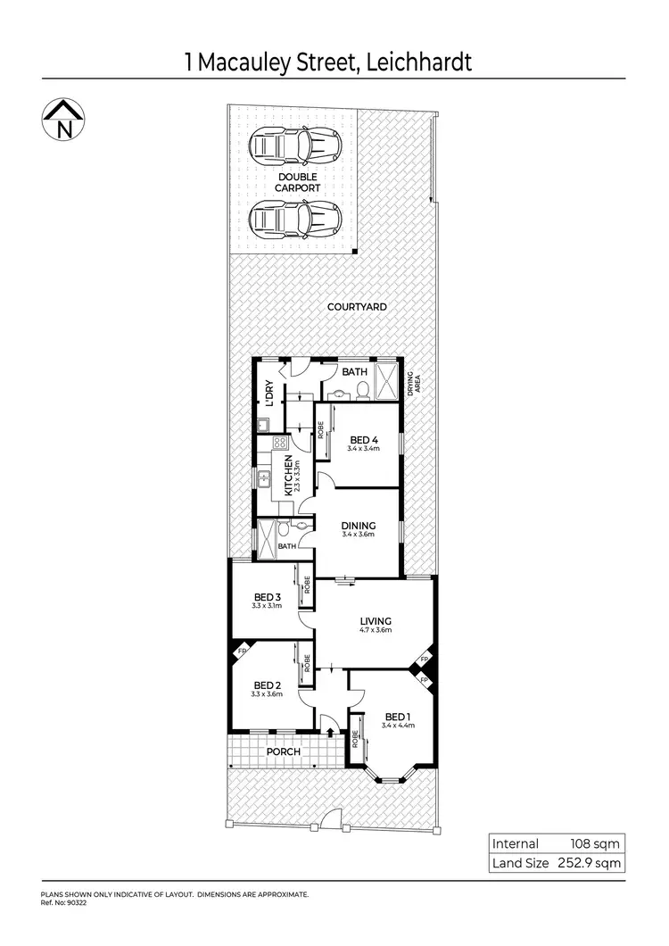 Floorplan of Homely house listing, 1 Macauley Street, Leichhardt NSW 2040