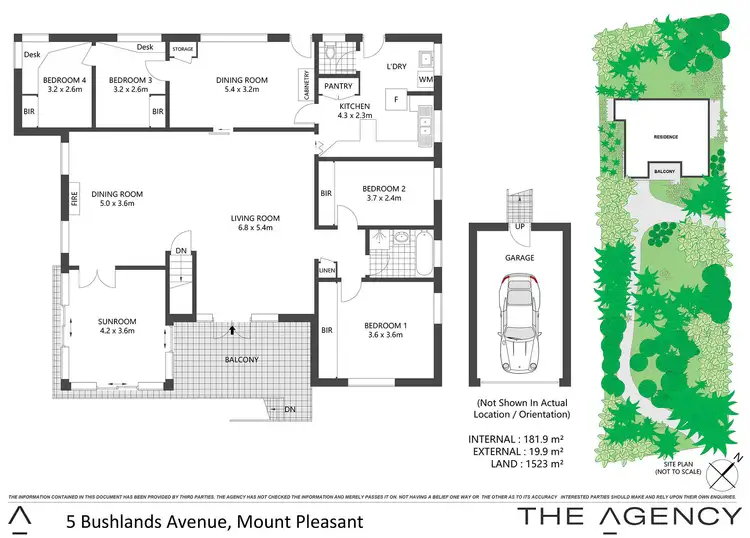 Floorplan of Homely house listing, 5 Bushland Avenue, Mount Pleasant NSW 2519