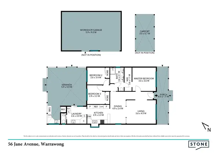 Floorplan of Homely house listing, 56 Jane Avenue, Warrawong NSW 2502