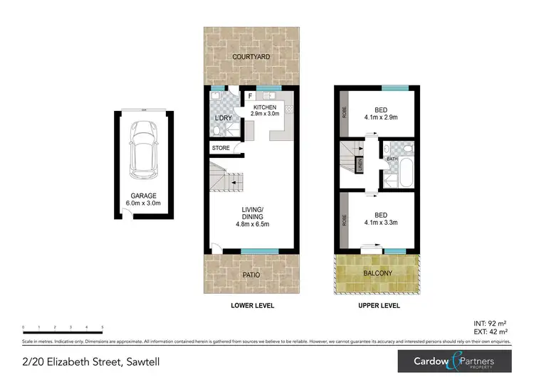 Floorplan of Homely unit listing, 2/20 Elizabeth Street, Sawtell NSW 2452