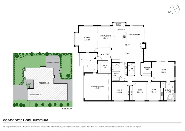 Floorplan of Homely house listing, 8A Stonecrop Road, Turramurra NSW 2074