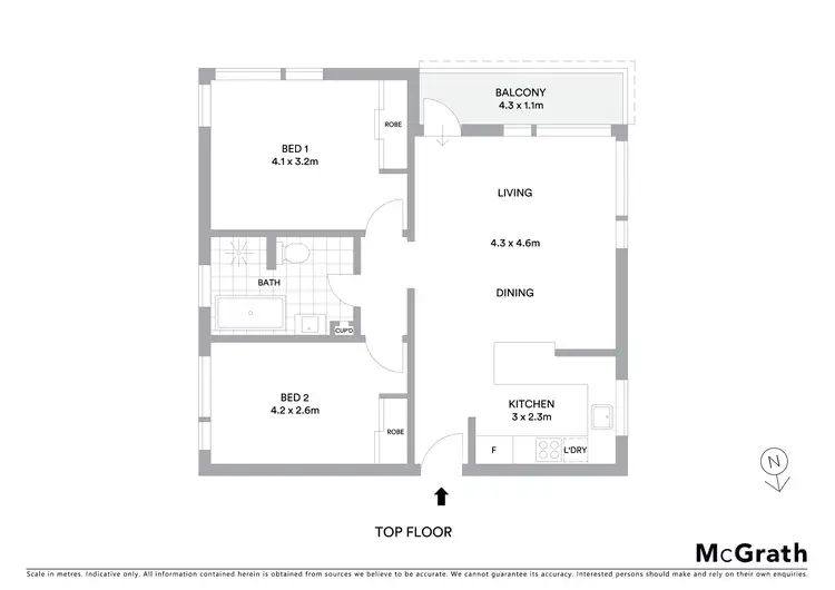 Floorplan of Homely unit listing, 19/166 Russell Avenue, Dolls Point NSW 2219
