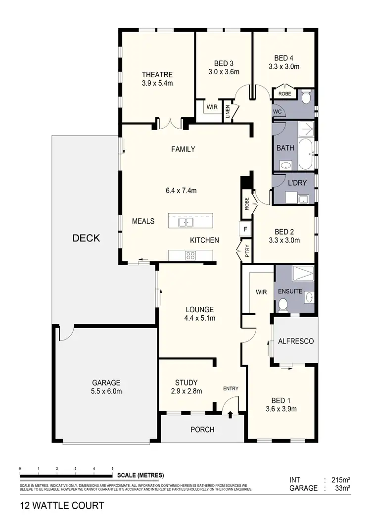 Floorplan of Homely house listing, 12 Wattle Court, Epsom VIC 3551