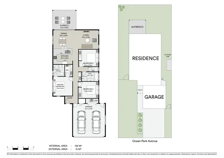 Floorplan of Homely house listing, 1/13 Ocean Park Avenue, Yeppoon QLD 4703