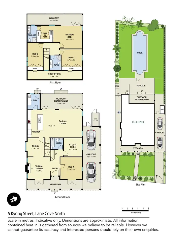 Floorplan of Homely house listing, 5 Kyong Street, Lane Cove NSW 2066