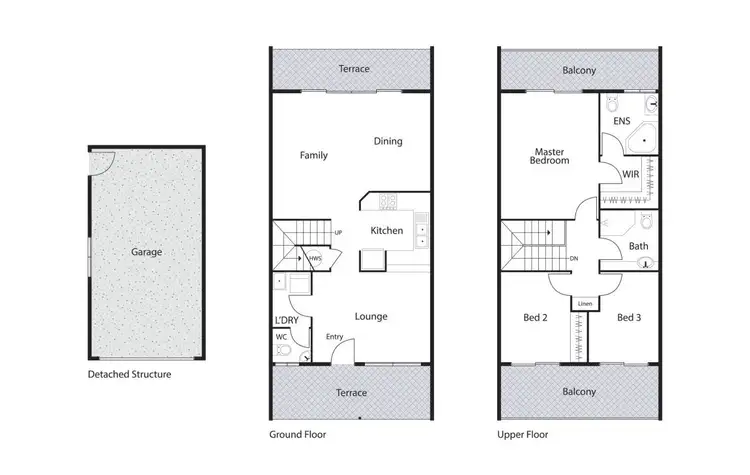 Floorplan of Homely townhouse listing, 75/3 Heard Street, Mawson ACT 2607