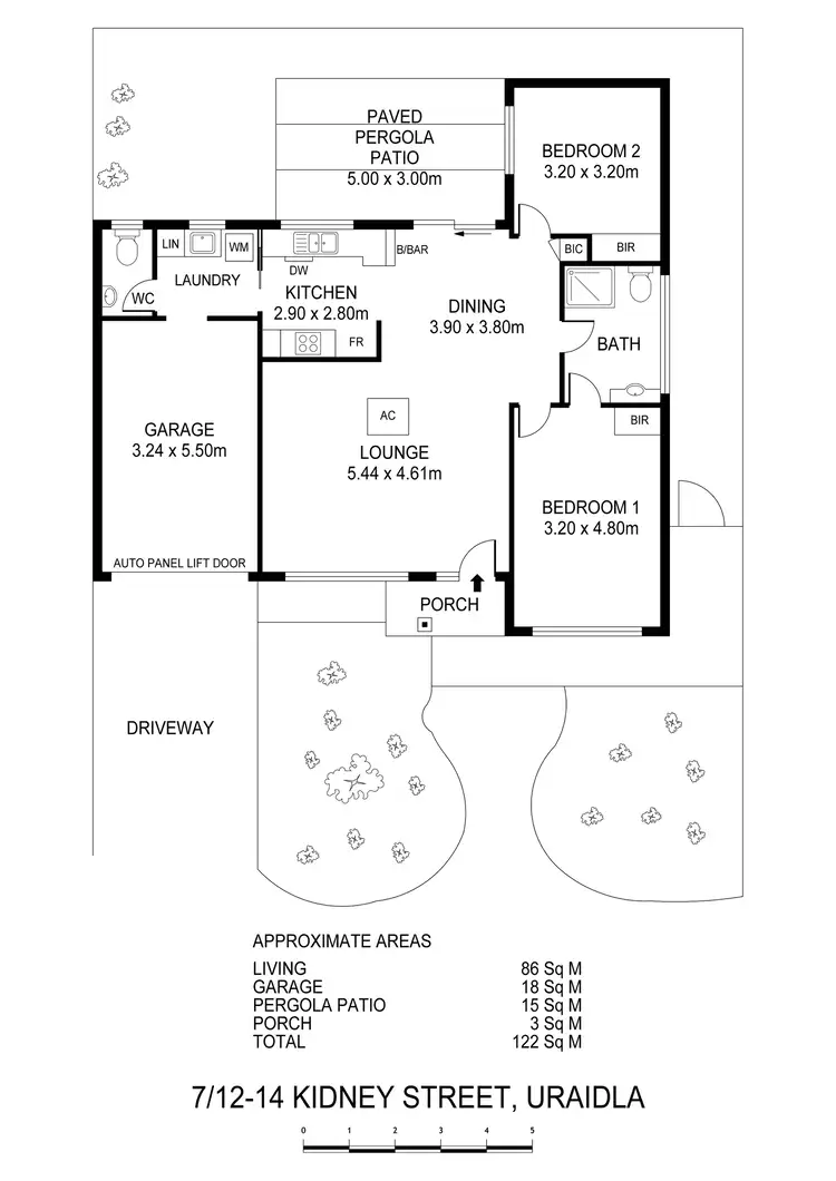 Floorplan of Homely unit listing, 7/12-14 Kidney Street, Uraidla SA 5142